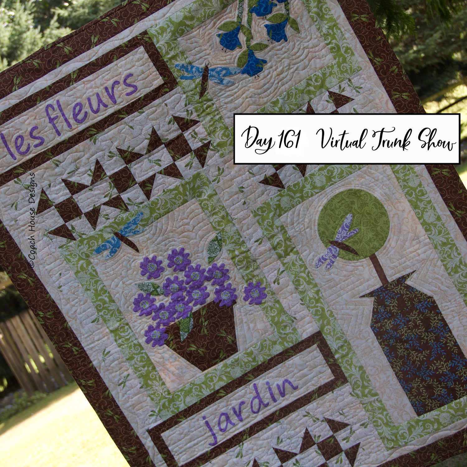 Day 161 of my Virtual Trunk Show - Jardin