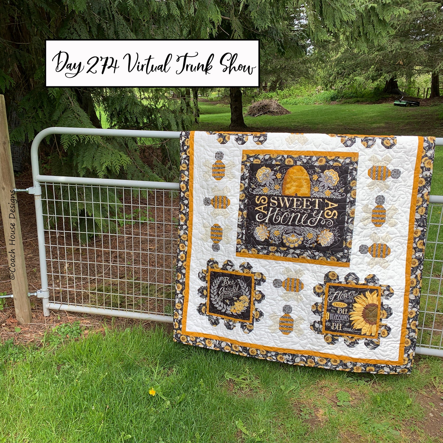 Day 274 of my Virtual Trunk Show - Sweet as Honey