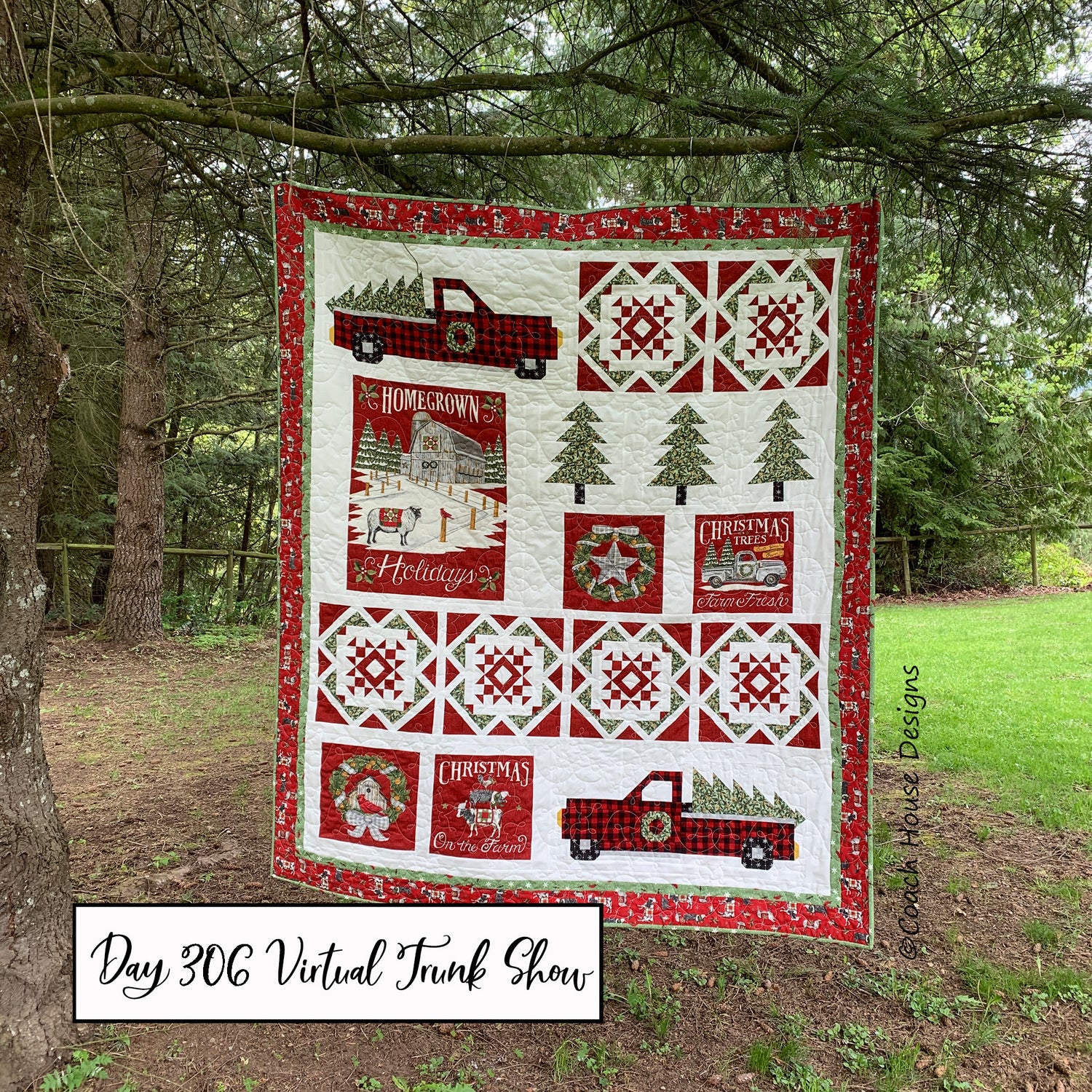 Day 306 of my Virtual Trunk Show - We Found a Tree!