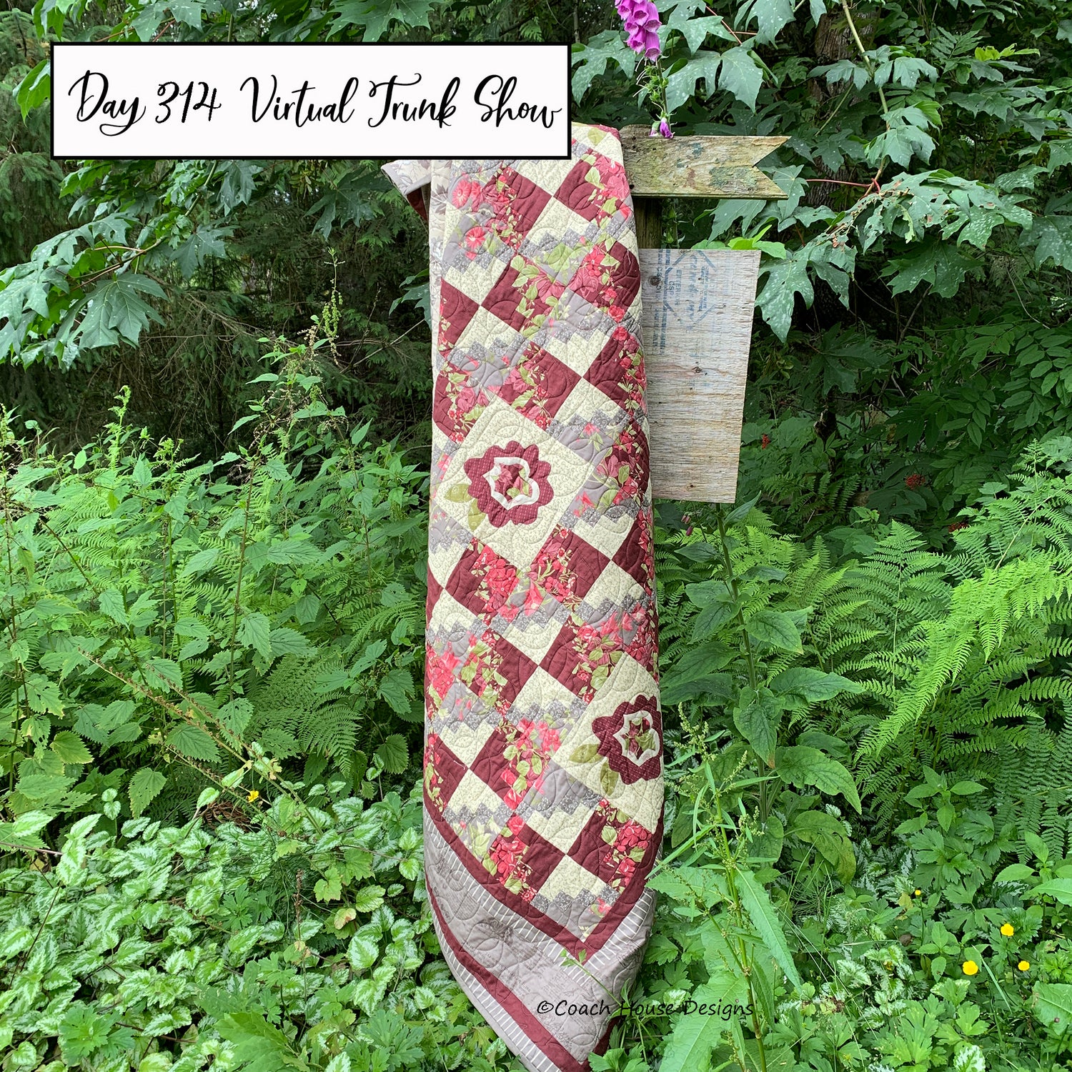 Day 314 of my Virtual Trunk Show - Wrapped Up in Flowers