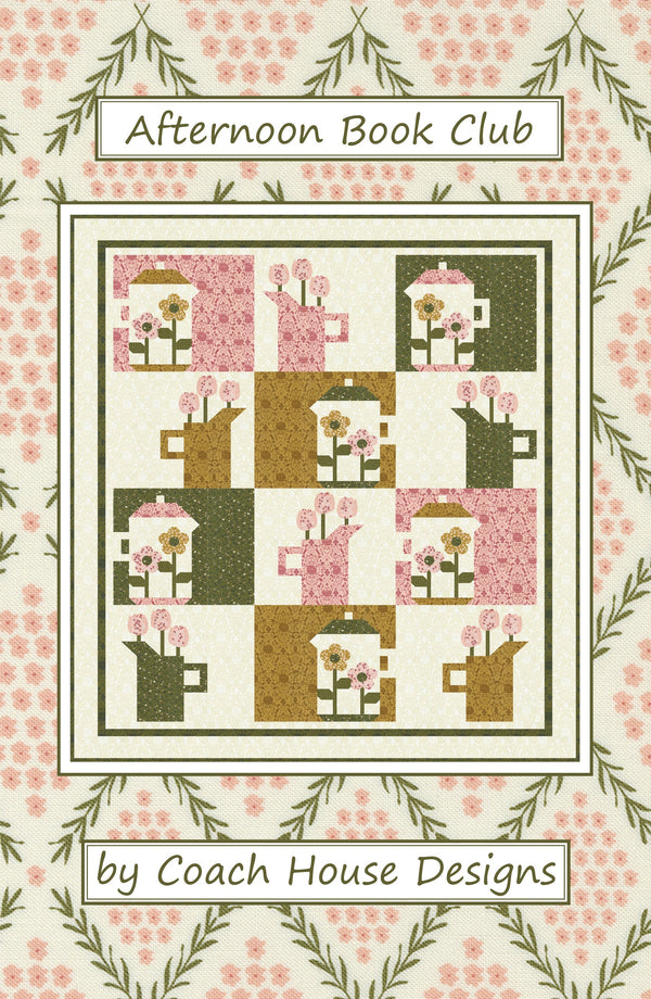 Afternoon Book Club Downloadable PDF Quilt Pattern