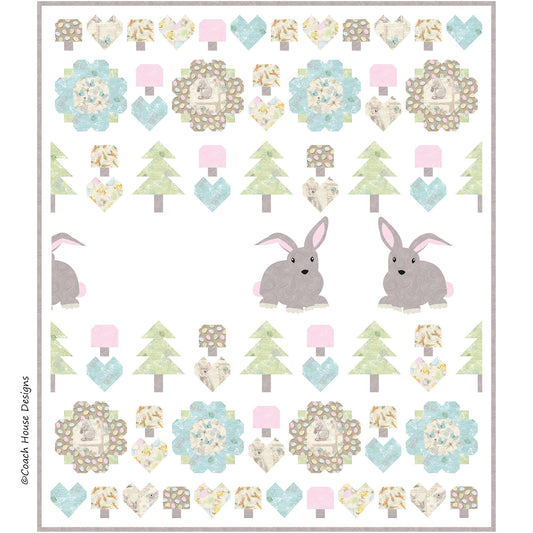 Bella on the Bunny Trail Downloadable PDF Quilt Pattern