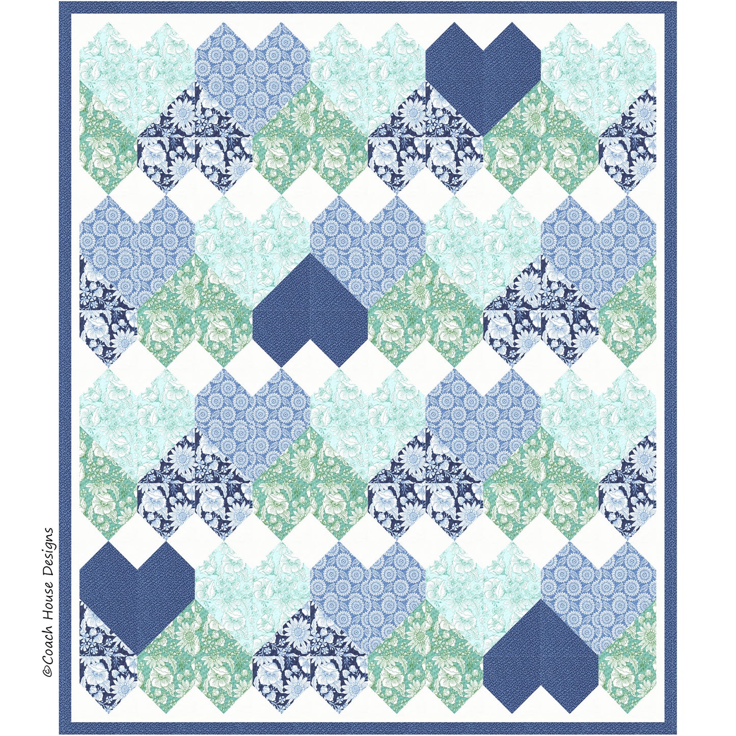 Chain of Hearts Quilt Pattern