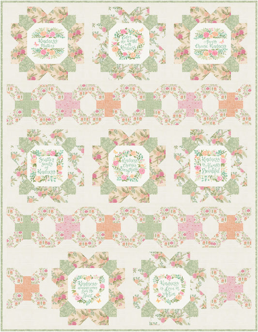 Choose Kindness Downloadable PDF Quilt Pattern (Pre-Order)