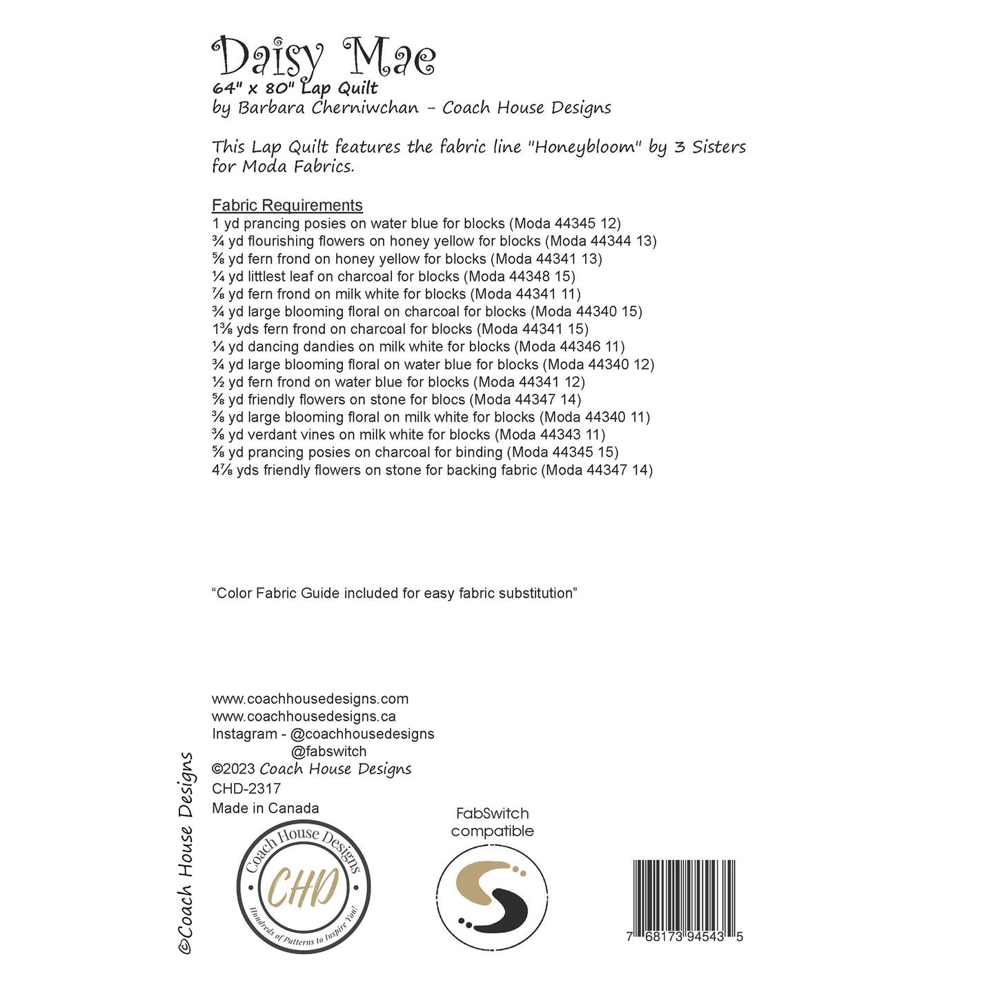 Daisy Mae Downloadable PDF Quilt Pattern