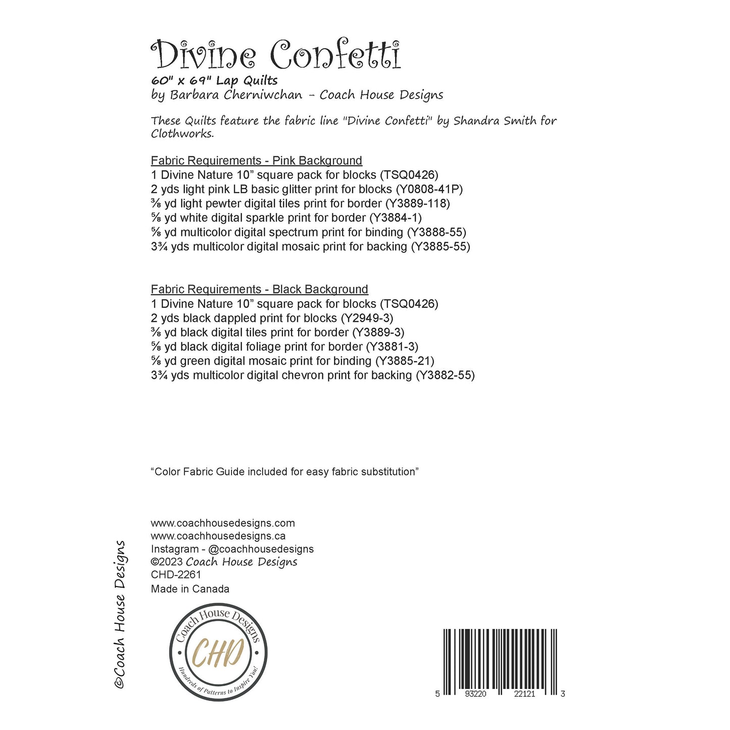 Divine Confetti Quilt Pattern