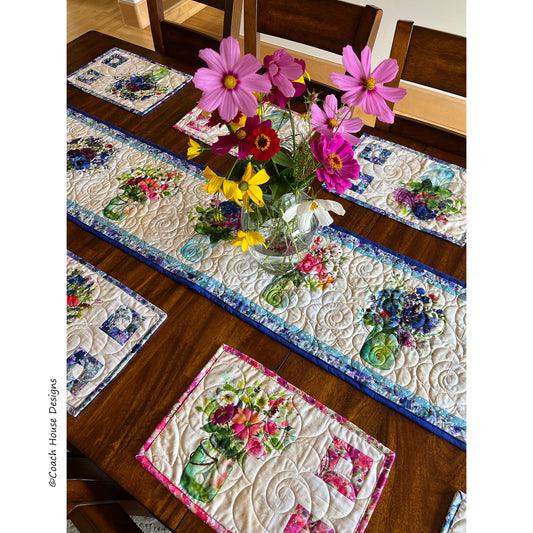 Flowers for Your Table Downloadable PDF Quilt Pattern