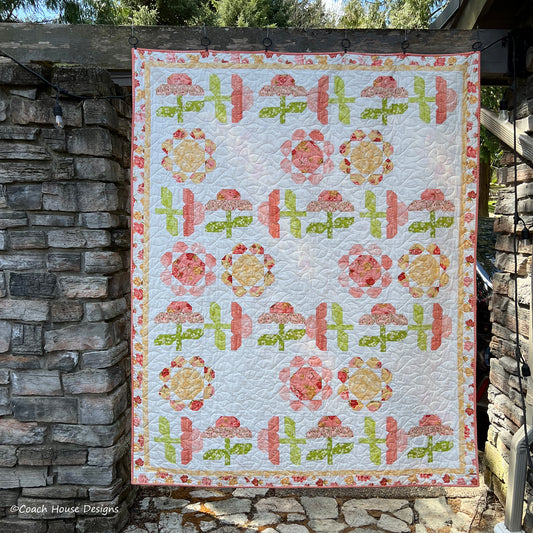 Golden Hour Garden Downloadable PDF Quilt Pattern