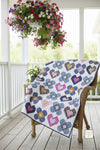 Hearts & Flowers Lap Quilt and Table Runner Pattern