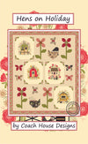 Hens on Holiday Downloadable PDF Quilt Pattern