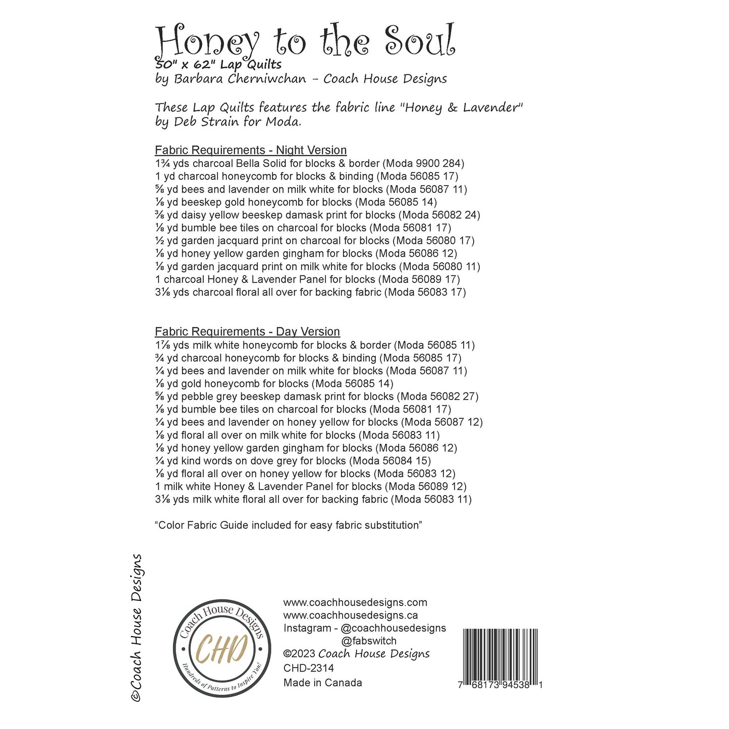 Honey to My Soul Downloadable PDF Quilt Pattern