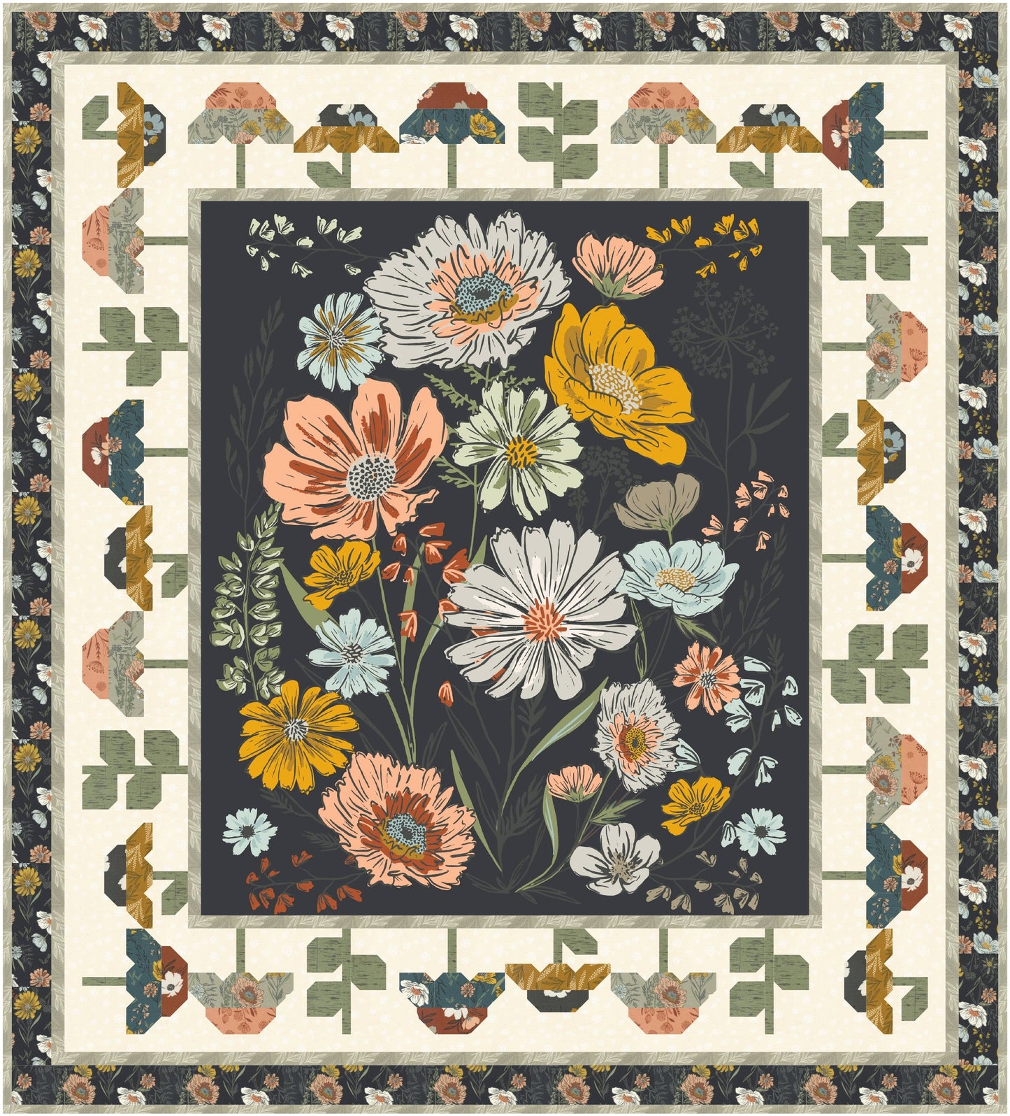 Indoor Garden Downloadable PDF Quilt Pattern