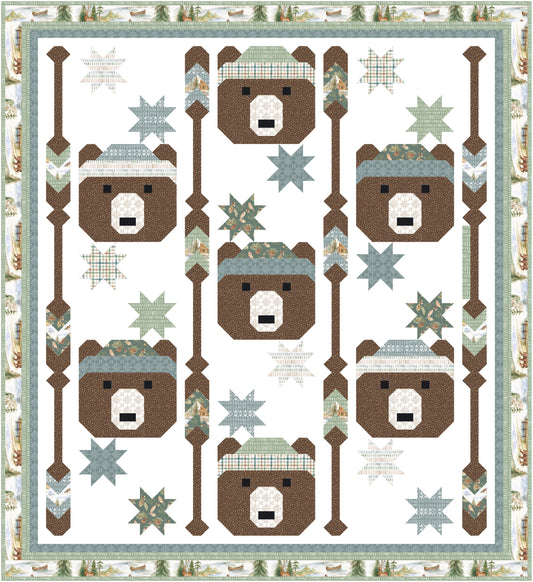 Lake Time Bears Downloadable PDF Quilt Pattern (Pre-Order)