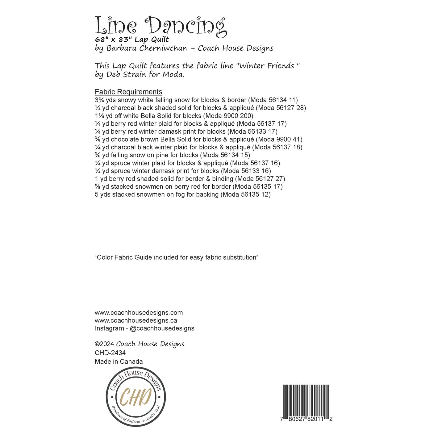 Line Dancing Downloadable PDF Quilt Pattern