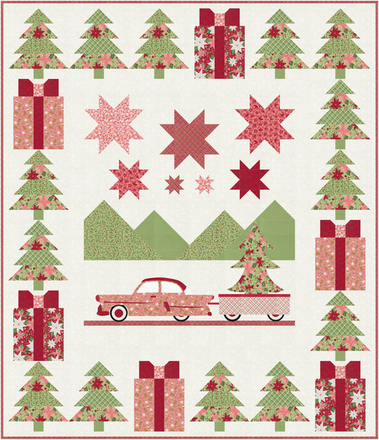California Christmas Quilt Pattern (Pre-Order)