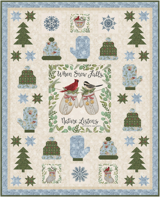 Nature's Listening Downloadable PDF Quilt Pattern (Pre-Order)