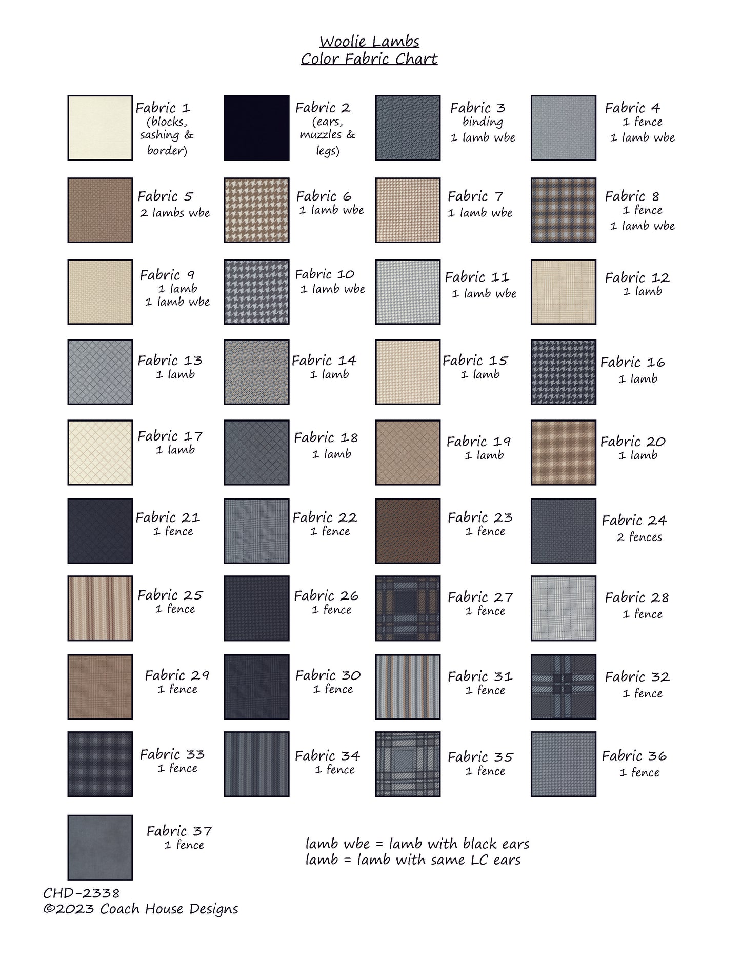 Woolie Lambs Quilt Pattern