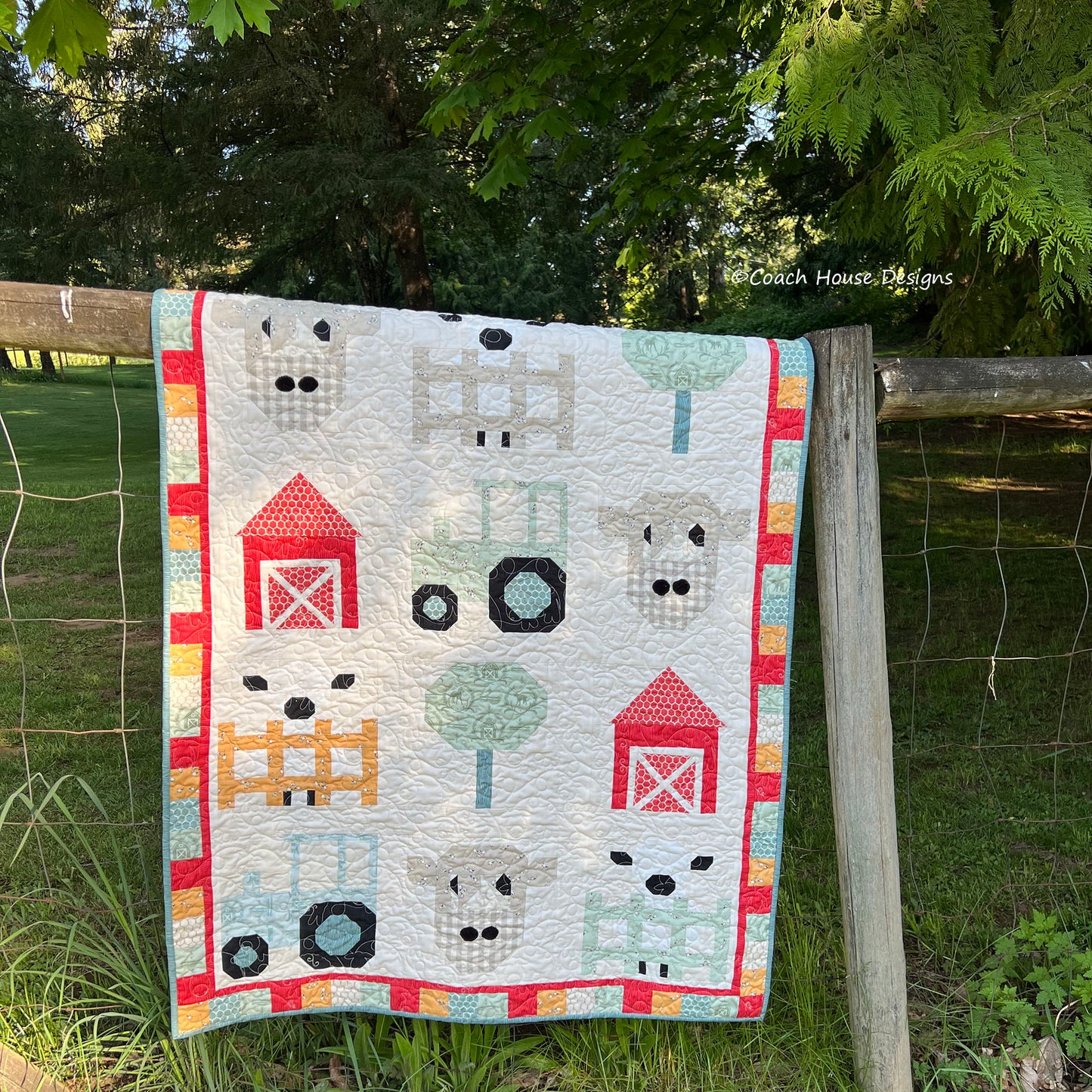 On the Farm Downloadable PDF Quilt Pattern