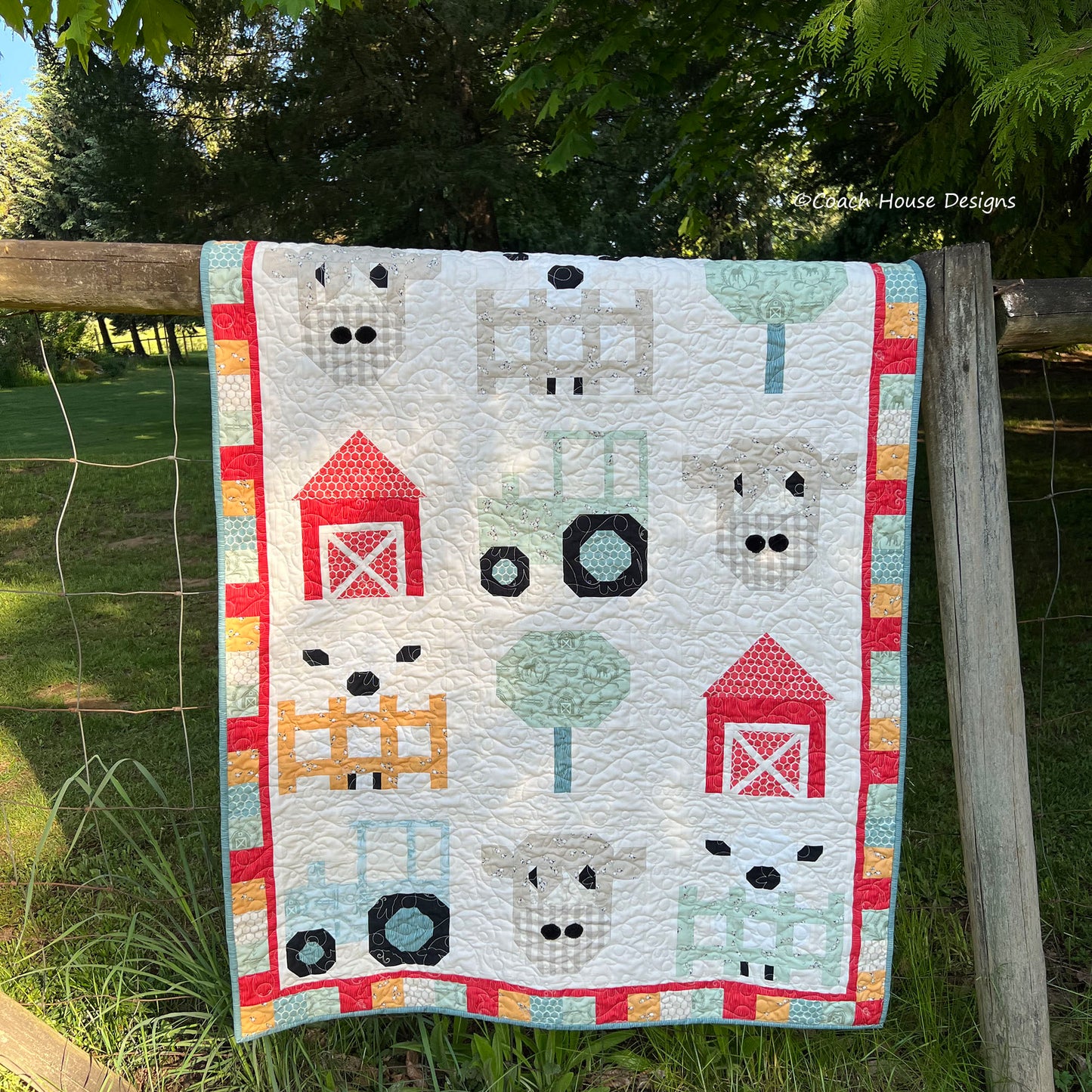 On the Farm Downloadable PDF Quilt Pattern