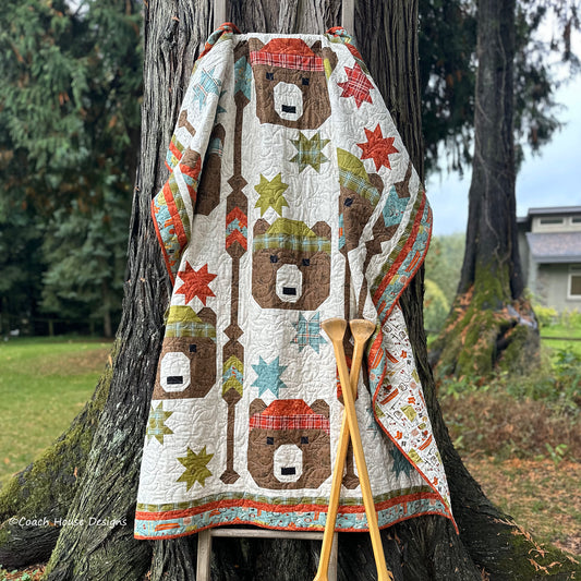 Paddling Bears Downloadable PDF Quilt Pattern