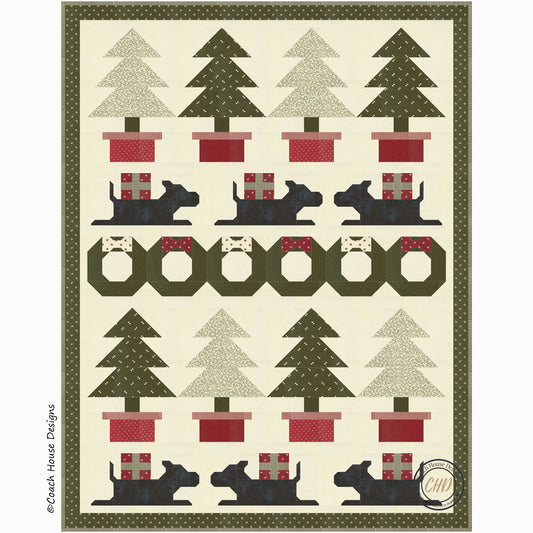 Puppy's First Christmas Quilt Pattern (Pre-Order)