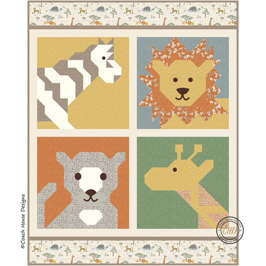 Safari on the Savannah Downloadable PDF Quilt Pattern