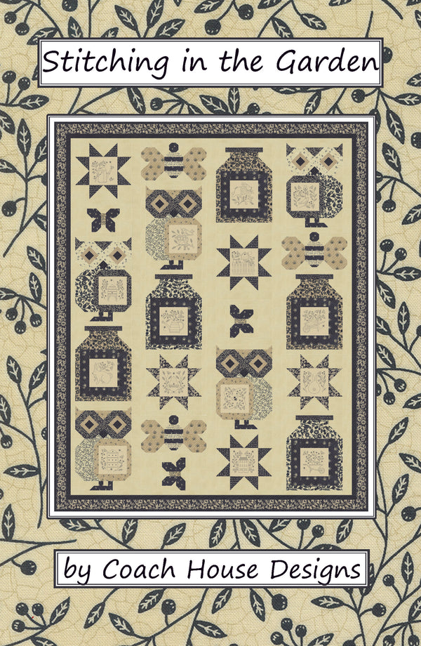 Stitching in the Garden Quilt Pattern (Pre-Order)