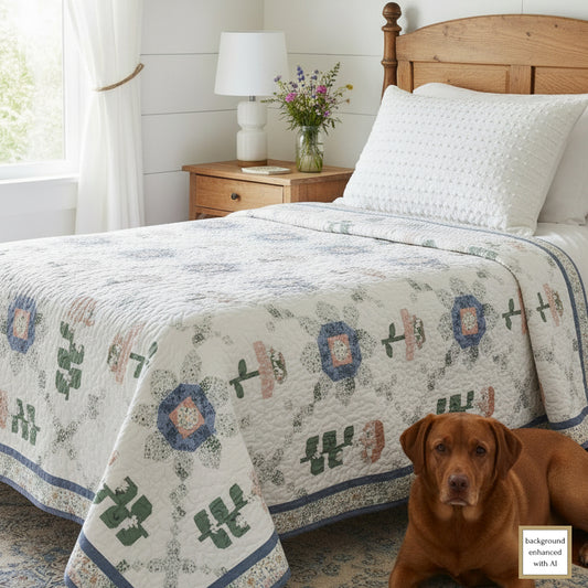 Summer Garden Downloadable PDF Quilt Pattern