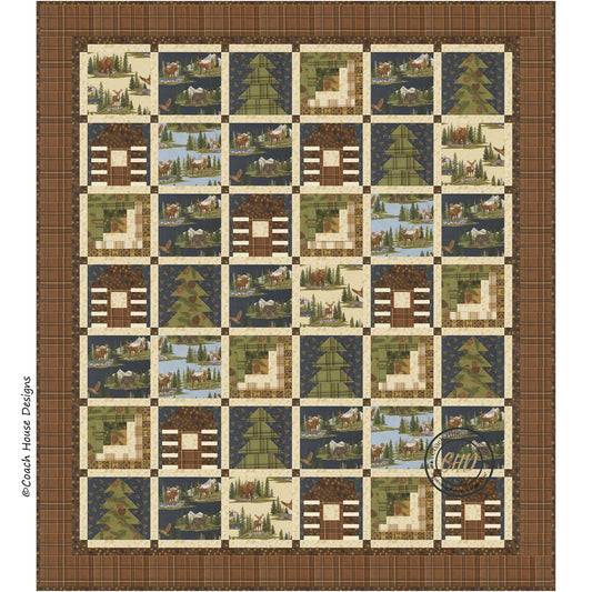 Weekend at the Lodge Downloadable PDF Quilt Pattern