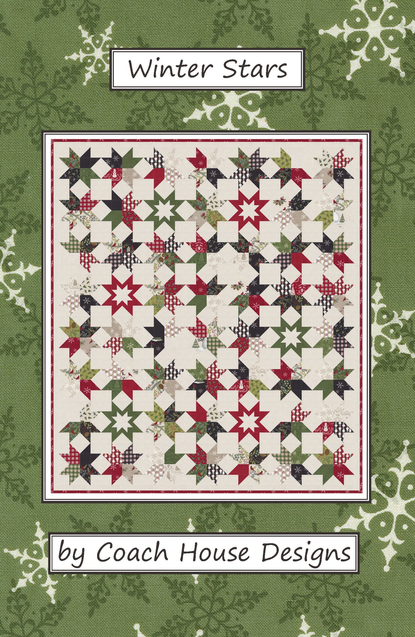 Winter Stars Downloadable PDF Quilt Pattern