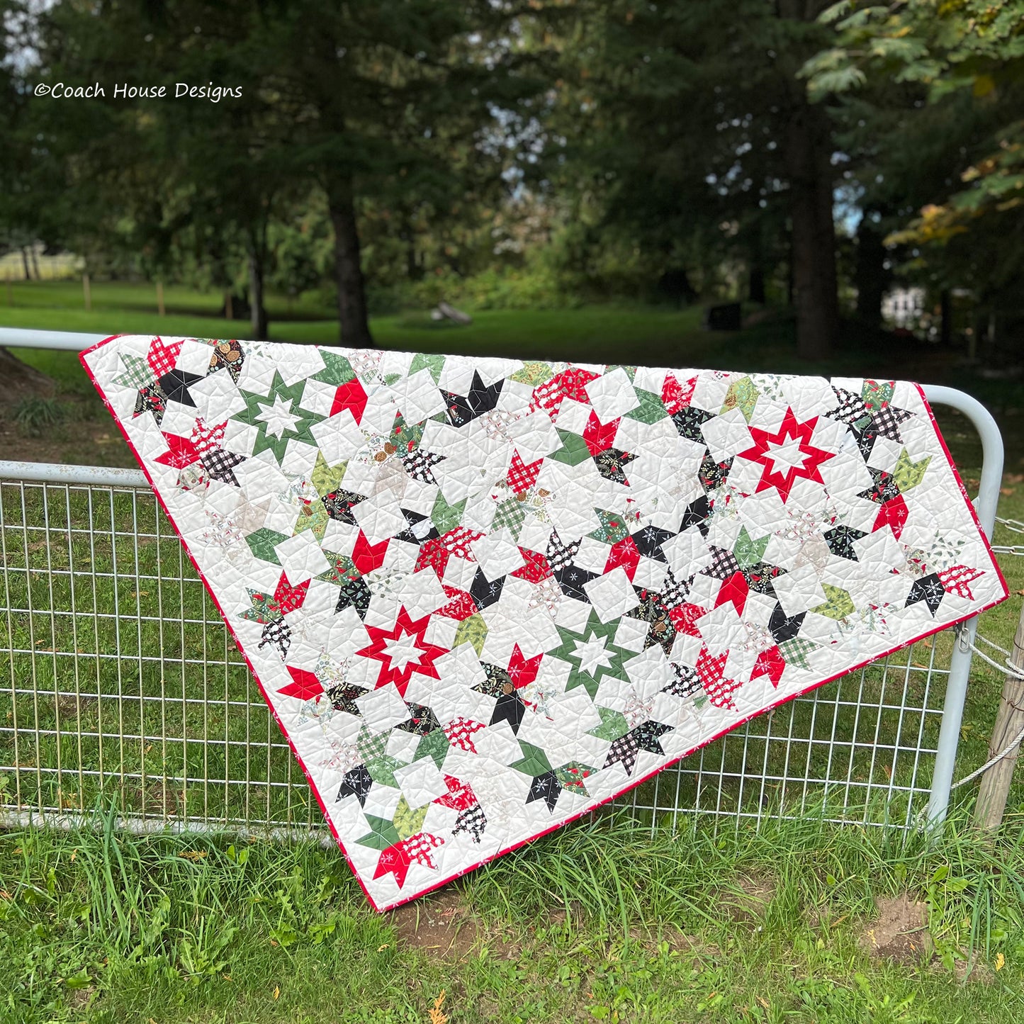 Winter Stars Downloadable PDF Quilt Pattern