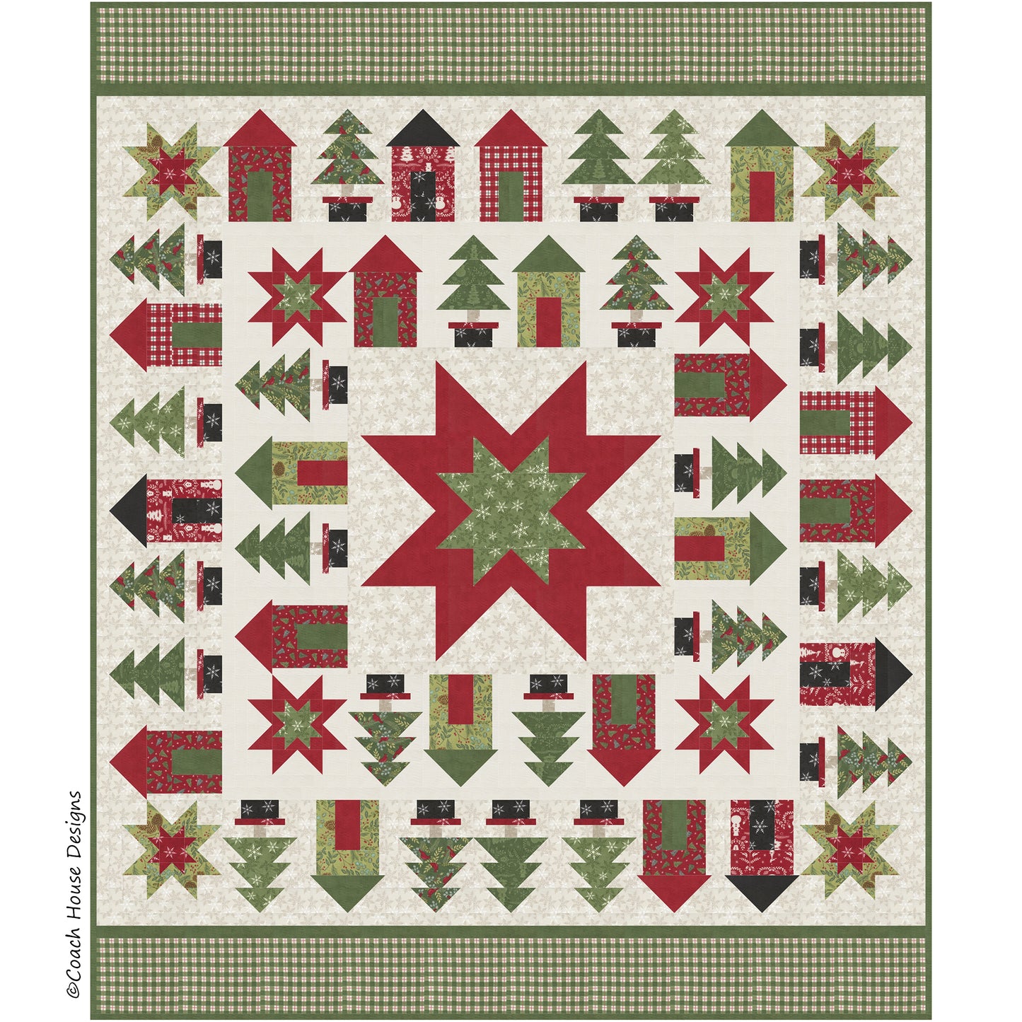 Winter Village Downloadable PDF Quilt Pattern