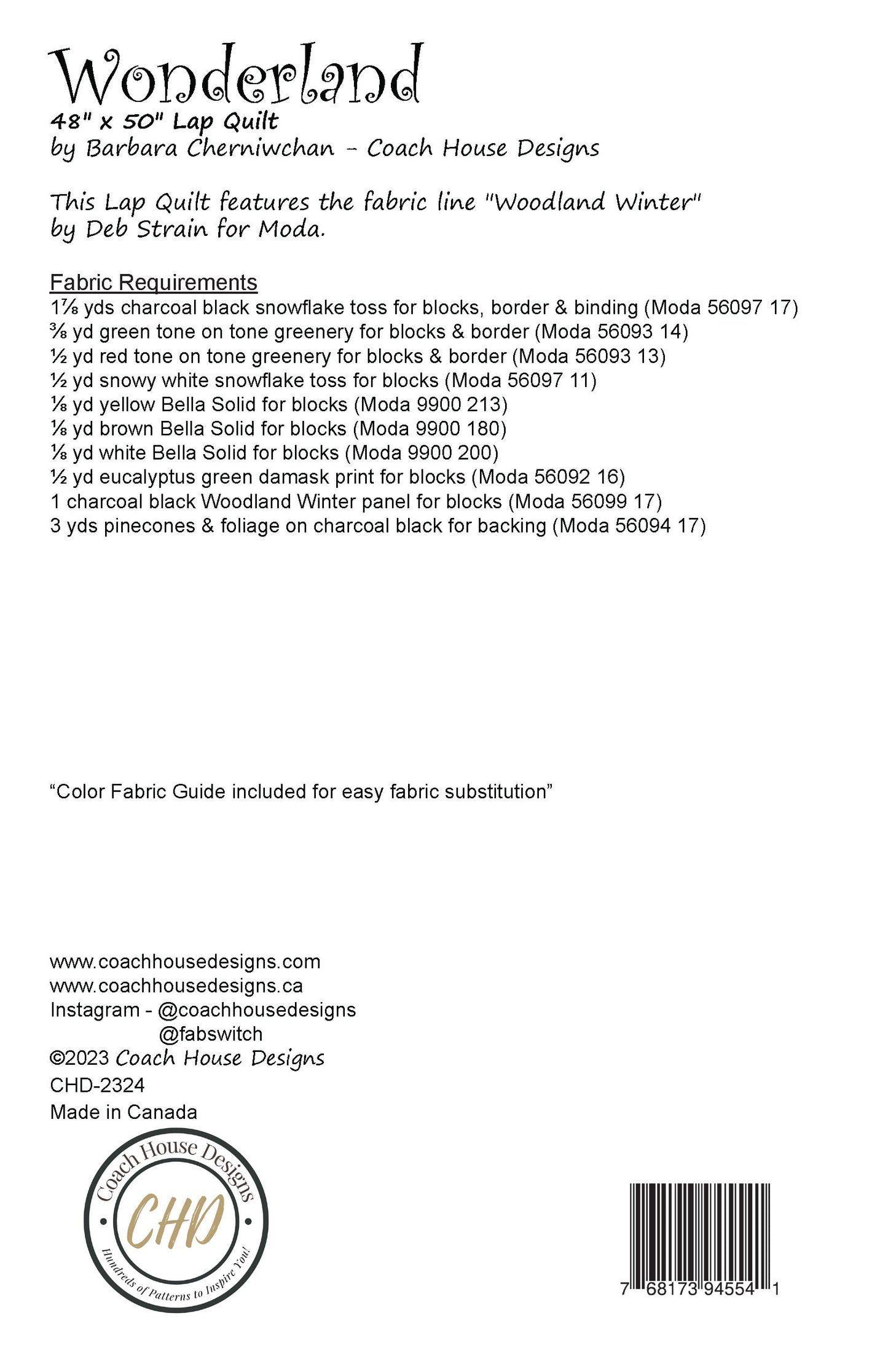 Wonderland Downloadable PDF Quilt Pattern