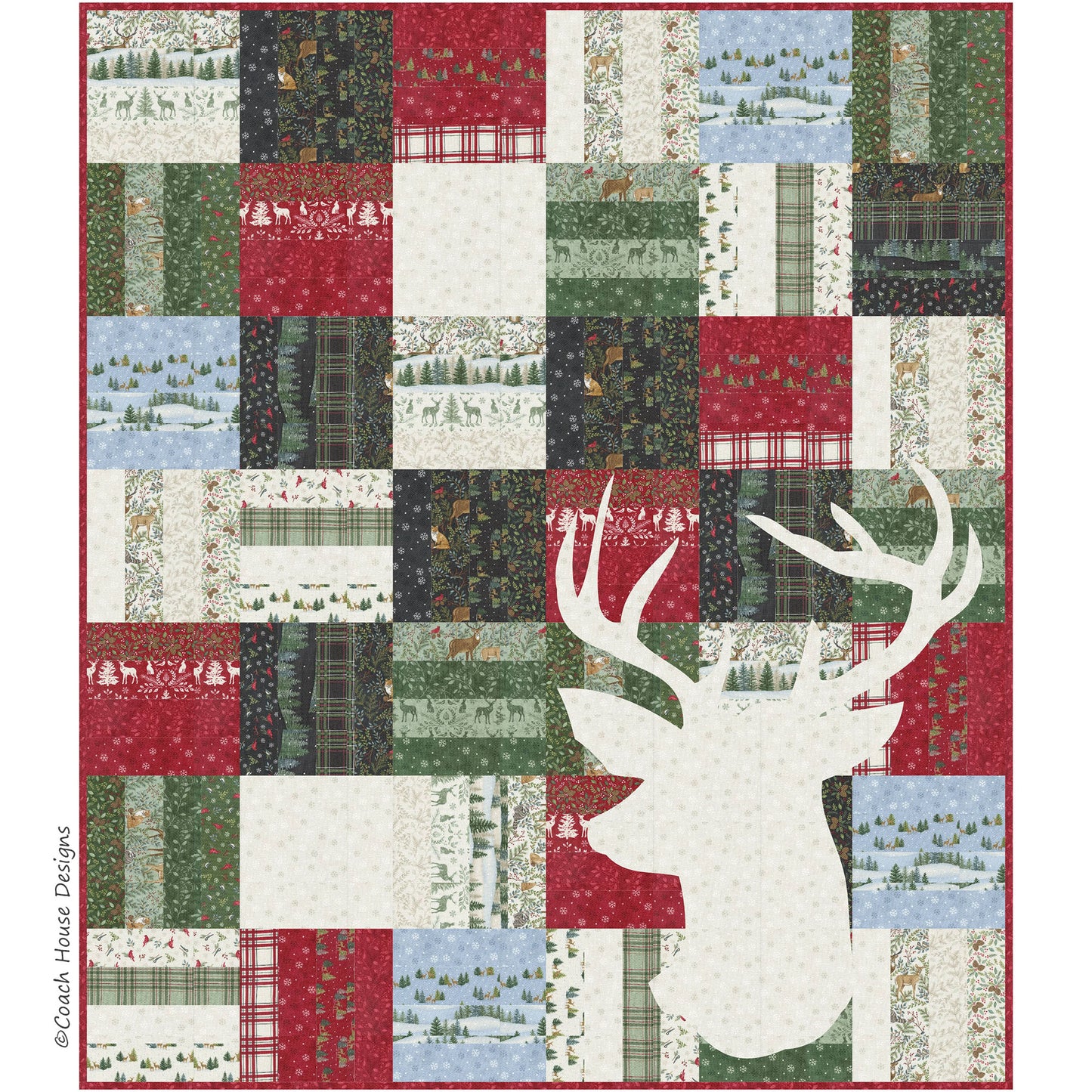 Woodland Cozy Downloadable PDF Quilt Pattern