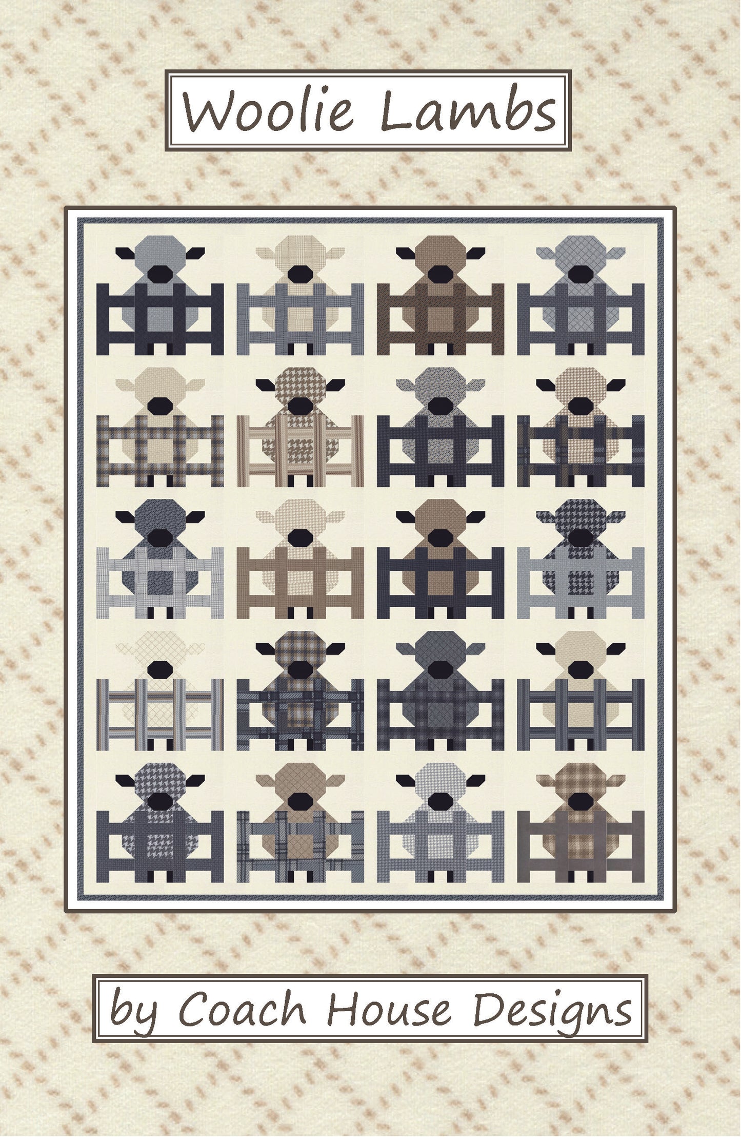 Woolie Lambs Downloadable PDF Quilt Pattern