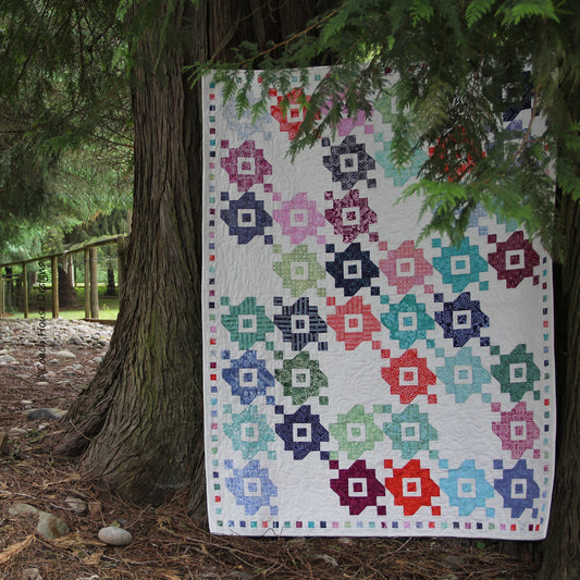 Summer Bouquet Downloadable PDF Quilt Pattern
