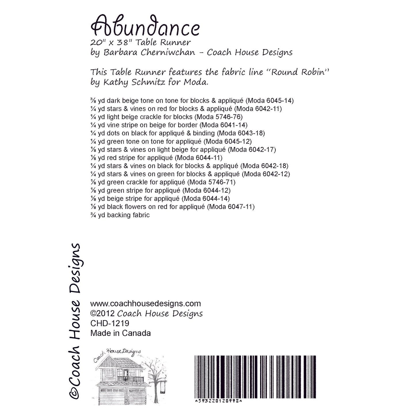 Abundance Downloadable PDF Quilt Pattern