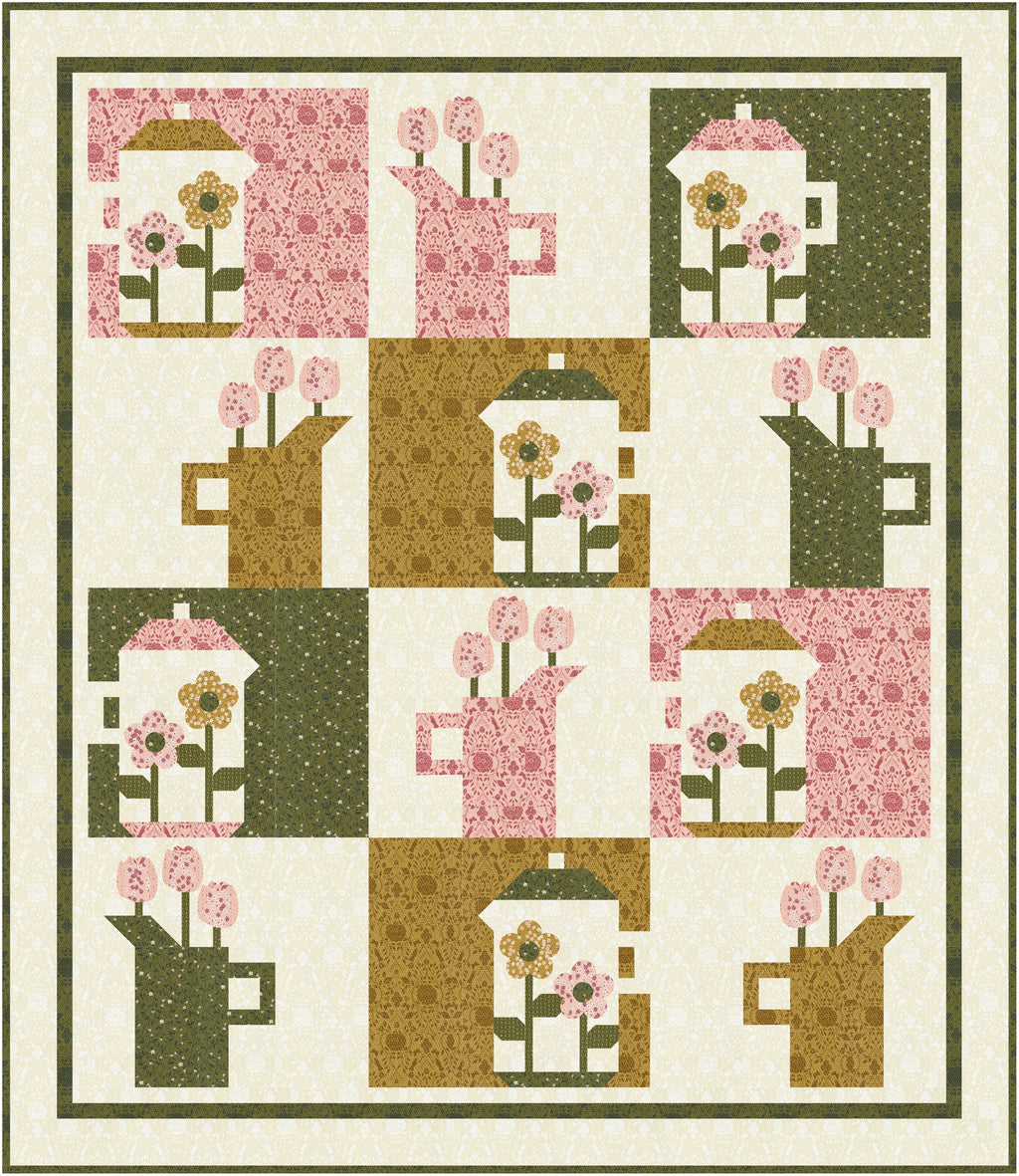 Hope Blooms Lap Quilt Pattern – Coach House Designs US