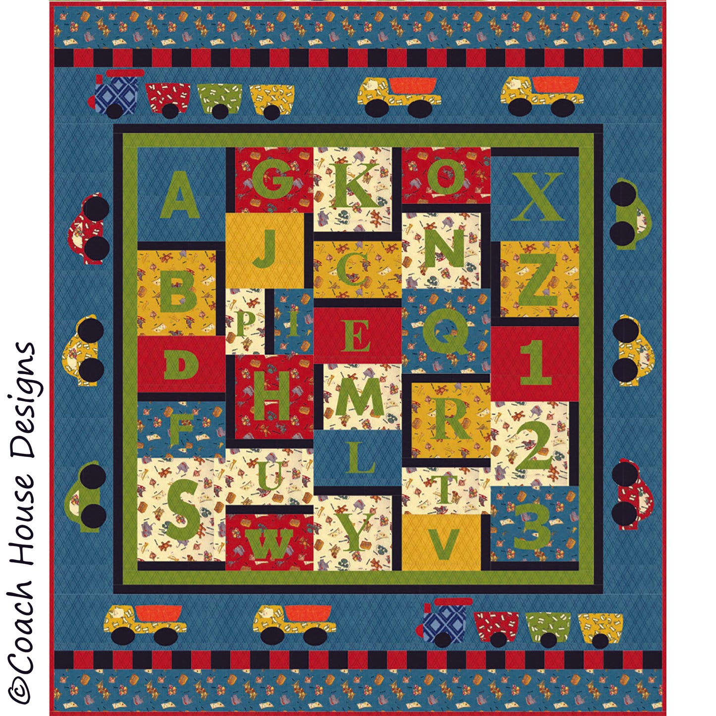 Alphabet Soup Downloadable PDF Quilt Pattern