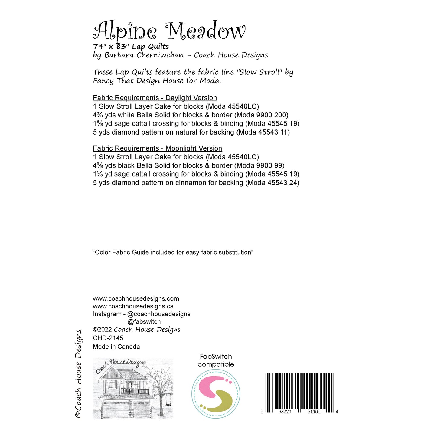 Alpine Meadow Quilt Pattern