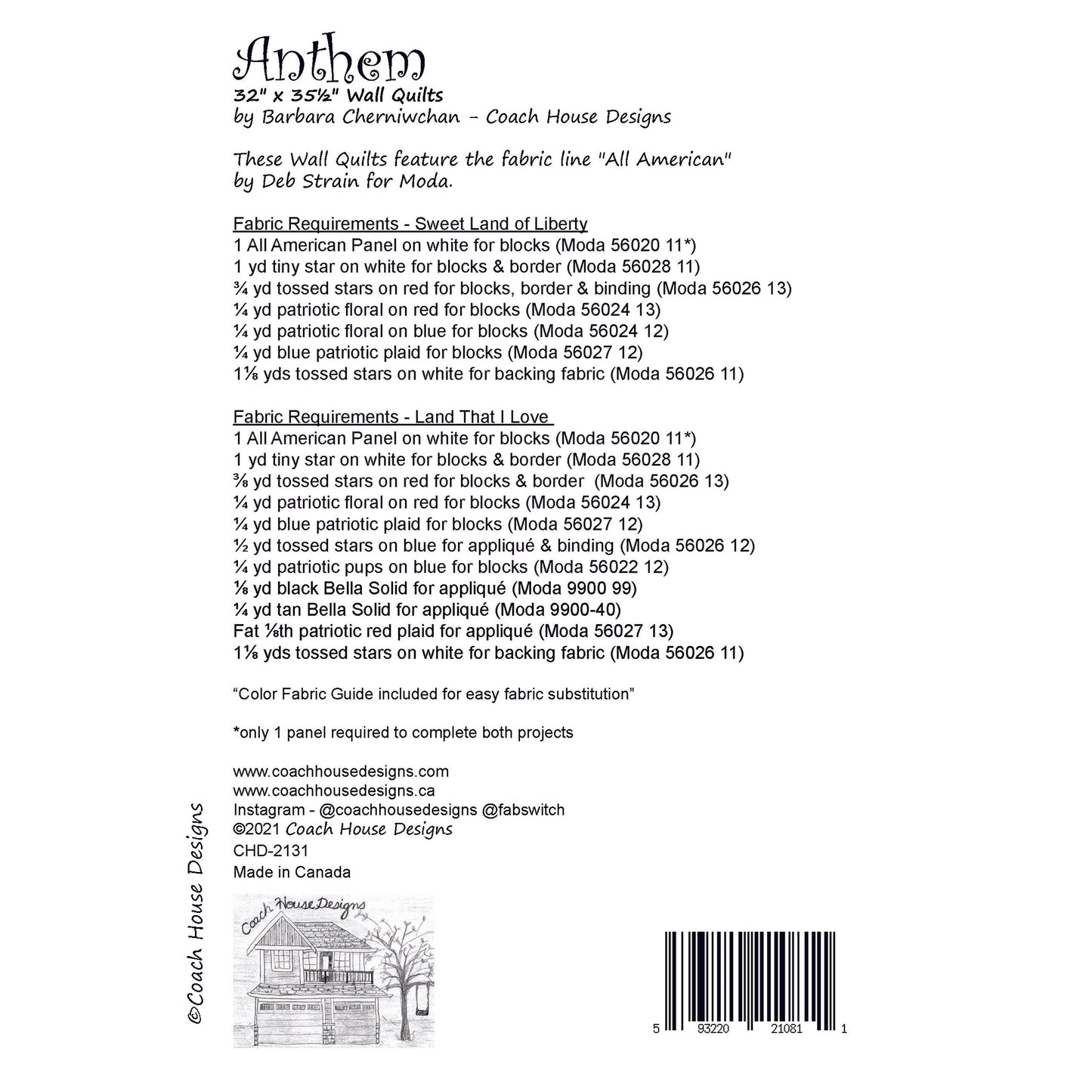 Anthem Quilt Pattern