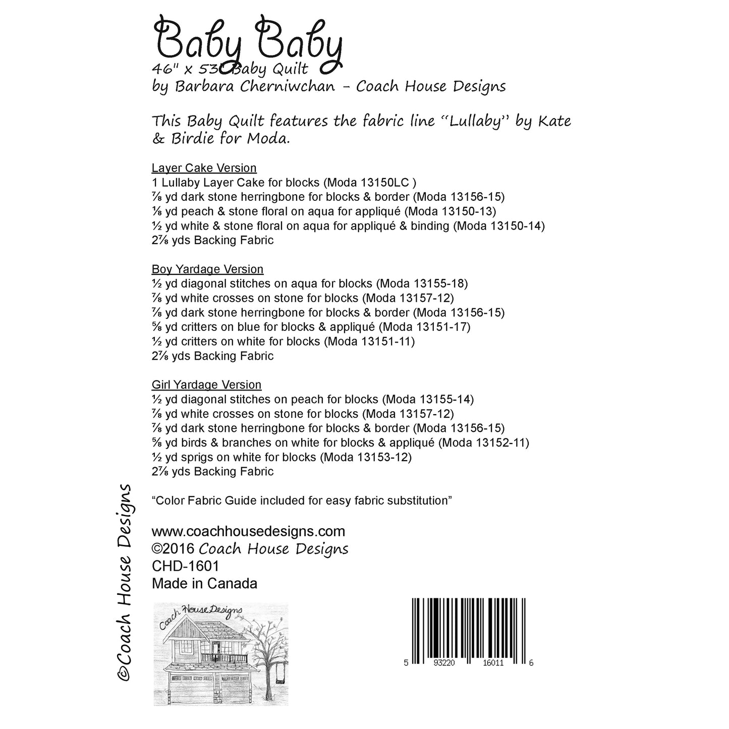 Baby Baby Quilt Pattern