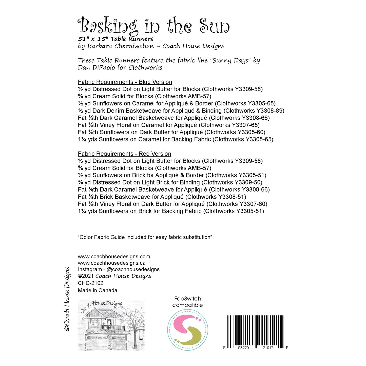 Basking in the Sun Downloadable PDF Quilt Pattern