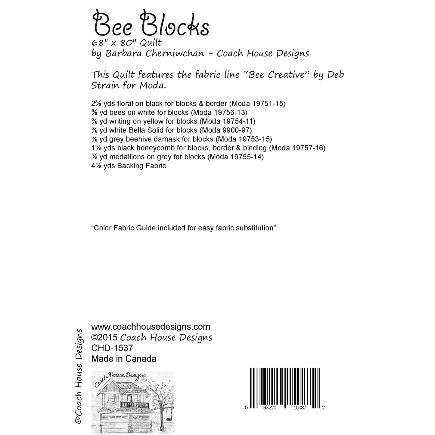 Bee Blocks Quilt Pattern
