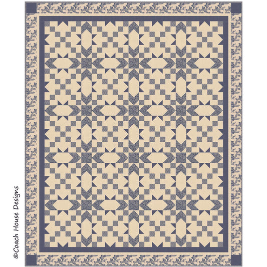 Bleu - Day & Night Downloadable PDF Quilt Pattern