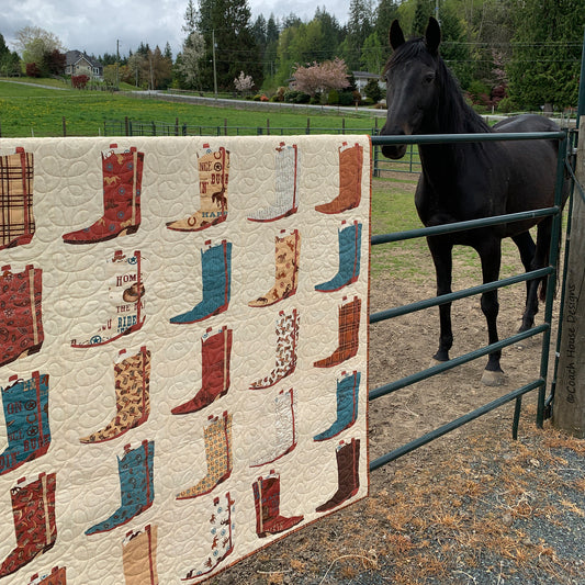 Bootaholic Quilt Pattern