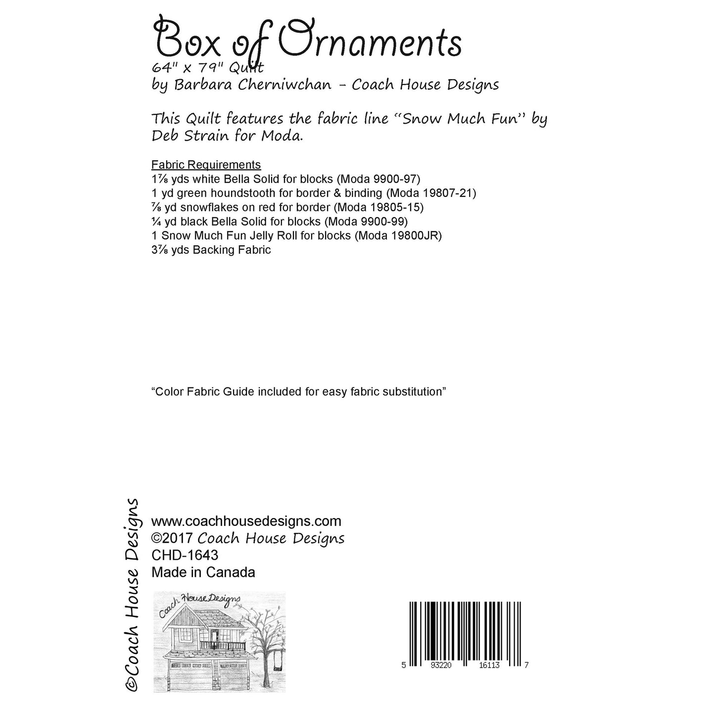 Box of Ornaments Quilt Pattern