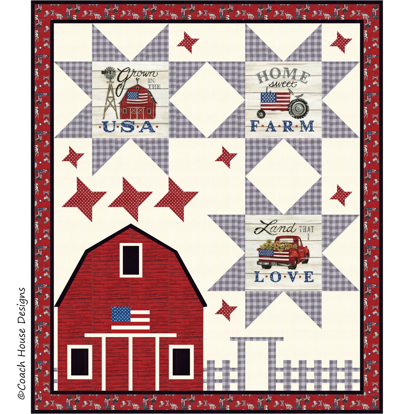 Americana Banners Downloadable PDF Quilt Pattern