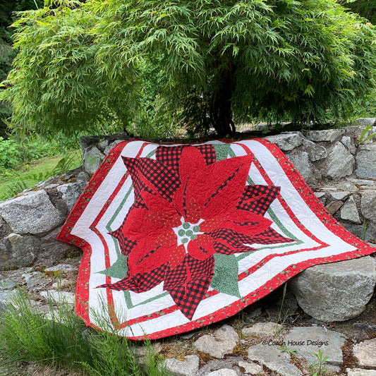 Christmas Bloom Downloadable PDF Quilt Pattern