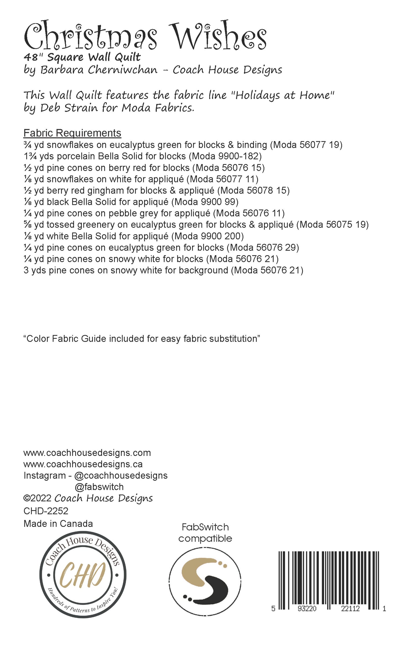 Christmas Wishes Quilt Pattern